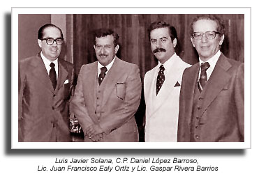 Luis Javier Solana, C.P. Daniel Lpez Barroso...
