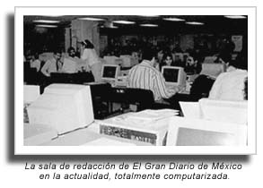 Sala de redacción del Gran Diario de México